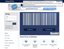Tablet Screenshot of katalogmsp.pl